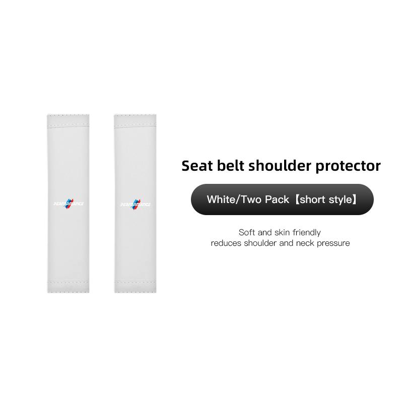 2PCS Car seat belt shoulder protector cover valve cap accessories for BMW X1 X2 X3 X5 X4 X6 X7 iX3 F20 F10 F07 E70 E46 E90 E92 E GMWBX1