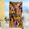 Kobe Personalized Name Beach Towel Super Soft Absorbent Suitable For Sports Travel Swimming Yoga Bathroom Beach And Pool
