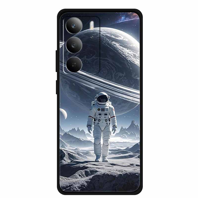 Чехол для Realme C75 4G Global C 75 Телефонный Чехол Милые Кошки Задняя Крышка ТПУ Мягкий Силикон Защитник Градиентный Щит Funda для Realme 14X