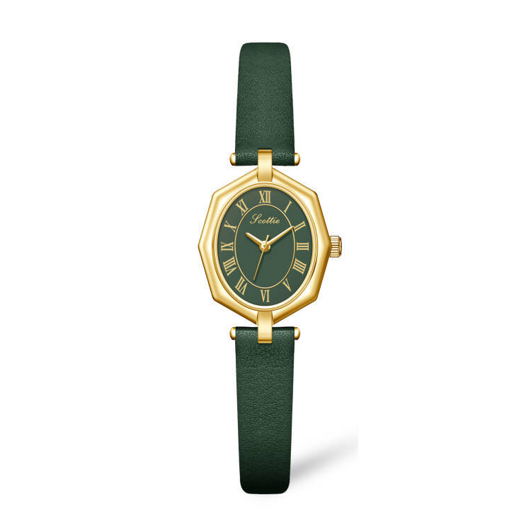 Belt Temperament Women's Waterproof Watch Vintage Dial Roman 9856
