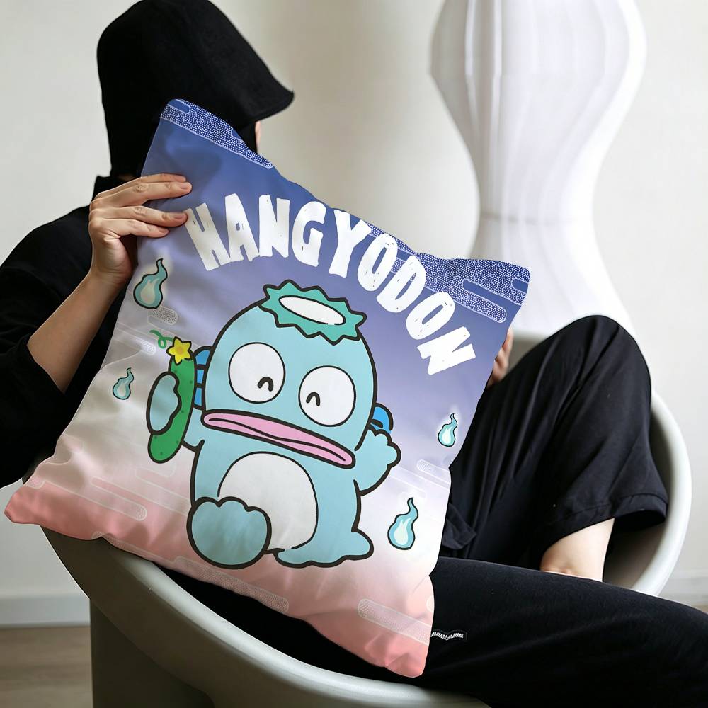 H-Hangyodon Чехол для подушки из ПУ для спальни и гостиной, декоративный чехол для диванной подушки