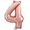 32 Inch Rose Gold Digital Balloon Number Helium Foil Birthday Party Wedding Decoration ADM