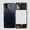 Phone Housing Middle Frame+Battery Back Cover Case Panel Lid Rear +Camera Lens Repair Parts for Samsung Galaxy M31S 5G M317F