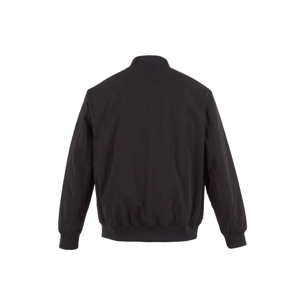 Timberland Solid Color Zip Collar Cotton Jacket Men Jackets Black A21XS-001