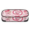 Pen Case Structured Design 300D Polyester Smooth Zipper with Mesh Pocket Removable Divider and Pen Slots for Daily School Use