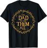 One Dad To Rule Them All, Vintage Father's Day Apparel T-Shirt