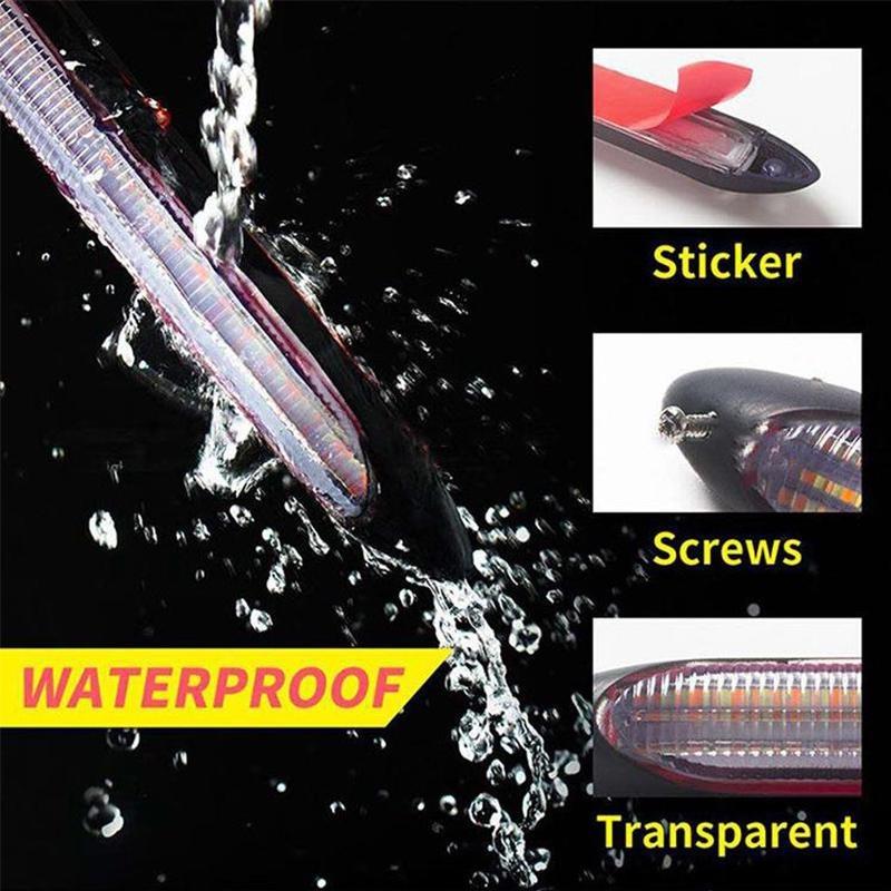 2PCS LED Car Daytime Running Lights Car Signal Turn Lights Bright Car Modified Decoration Light ZPG