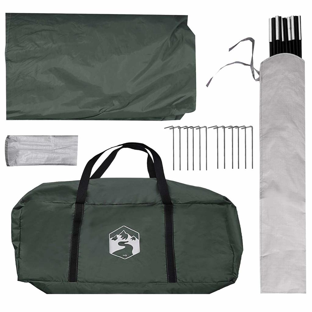 Party Tent Army Green 500 x 500 x 350 cm Polyester and Steel