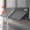 Rubber Waterproof Baffle Ainproof Water Backflow Rain Flashing Board Water Deflector Home Window