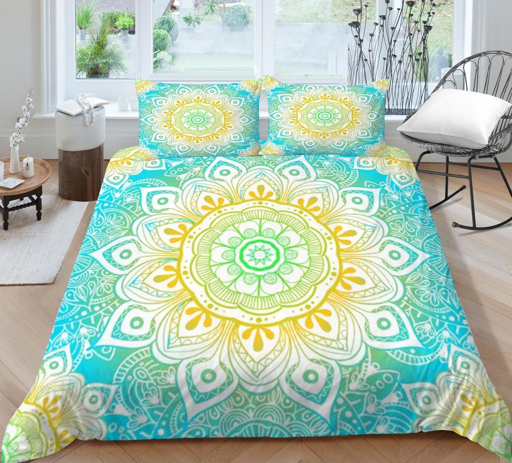 Bohemian Style Duvet Cover 3D Home Bedspreads King Size Bedding Soft Quilt Cover Luxury Bedding Cover Sets