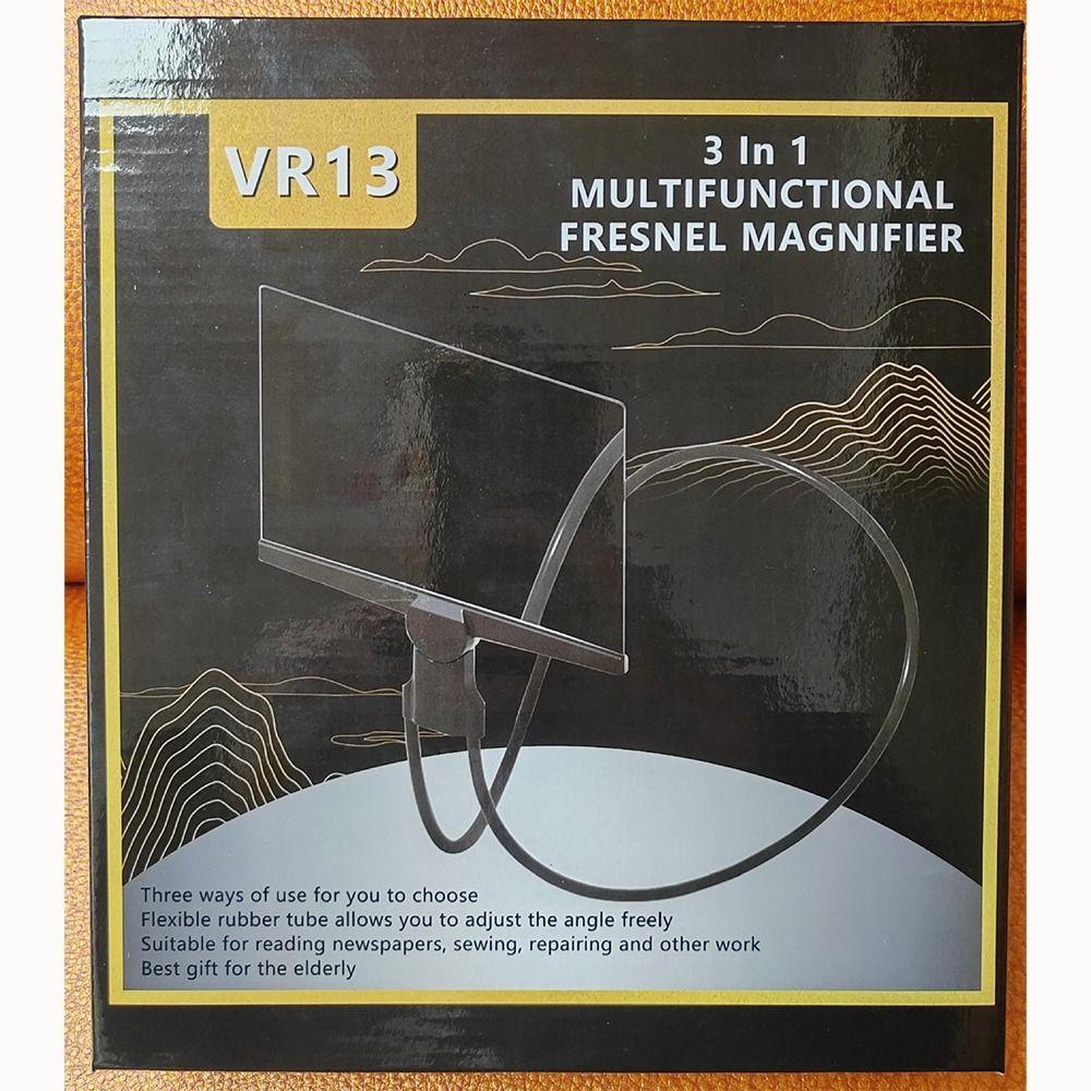 3X HD Fresnel Lens Magnifier Neck Hanging Reading Magnifier Durable Magnifying Glass  Reading