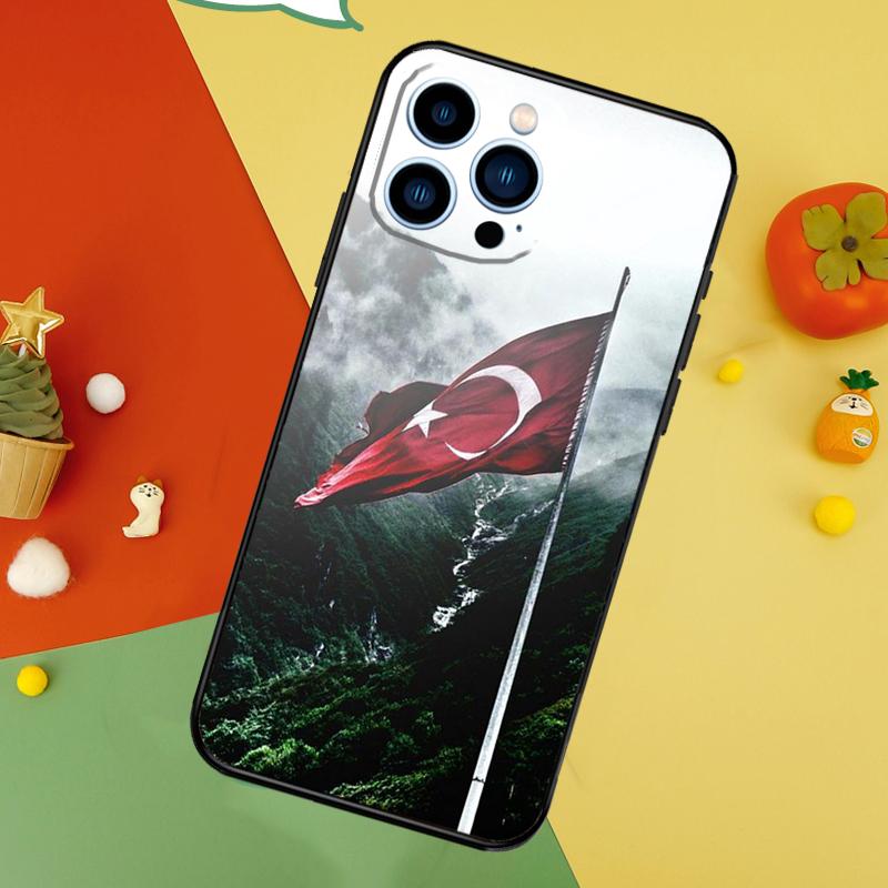 Чехол для телефона с флагом Турции для iPhone 17 Pro Max16 15 14 13 11 12 Pro Max Plus 12 13 Mini 16e 17 Air Cover