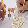 0.5/0.7mm Car Paint Pen Tools Detailing Fine Line Fluid Writer Paint Applicator Pen Slanting Ruling Pen For Car Scratch Repair