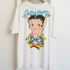 Винтажная футболка Betty Boop 90-х Редкий дизайн Белая Унисекс S-5XL KH13657 Унисекс Футболка