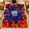 Flannel BlanketWest Bromwich Albion Football Warm Soft Throw Blanket for Indoor Sofa Bed Living Room Use