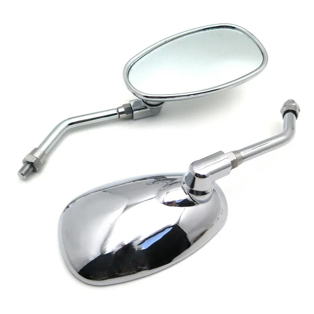 Motorcycle Racing Mirrors 10mm for YAMAHA XVS400 XVS1100 XVS1300 XV1900 XV1700 XV1600 V Star 1100 XVS1100