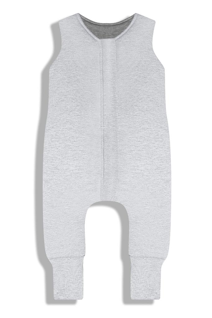 Двусторонний спальный мешок с ножками Xs (6-12 месяцев) Меланж серый