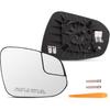 MaXpeedingrods Замена зеркала заднего вида с подогревом для пассажирской стороны Toyota RAV4 2016 2017 2018, 879310R200 Вид сбоку Зеркало с опорной пластиной