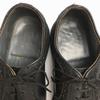 80s-90s Vintage USA Long Wingtip Business Shoes Size 9.5E 27.0-27.5 Black(USED)
