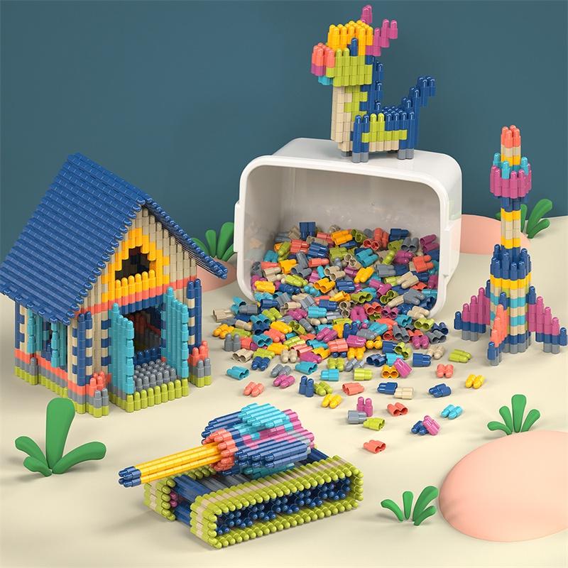 Пуля Строительные Пеллеты Блоки Игрушка Сделай Сам Сборка Игрушки Раннее Образование Подарок Детям