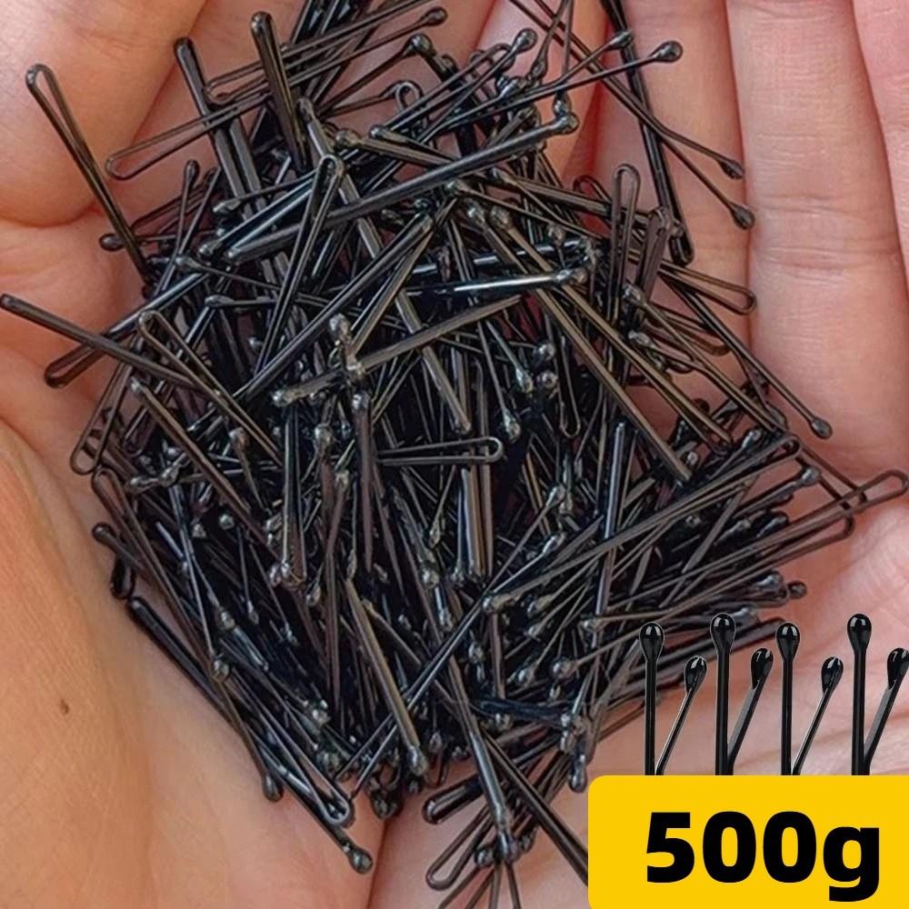 Metal U-Shaped Bobby Pin Invisible U-Shaped Hairpins Black Wave Barrettes Girls
