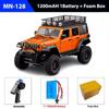 New Tracked 4x4 Car MN128 2.4G Climbing Off-road Vehicle Professional Version with LED Light Full Scale RC Model Remote Control Car Toy Boy Gift