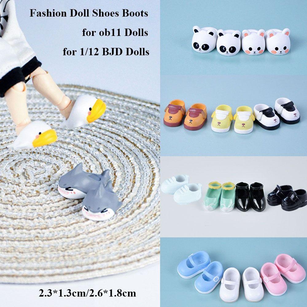 Новинка для куклы ob11, аксессуары для кукол, одежда для кукол из ПВХ, обувь для кукол 1/12, модные сандалии, милая обувь