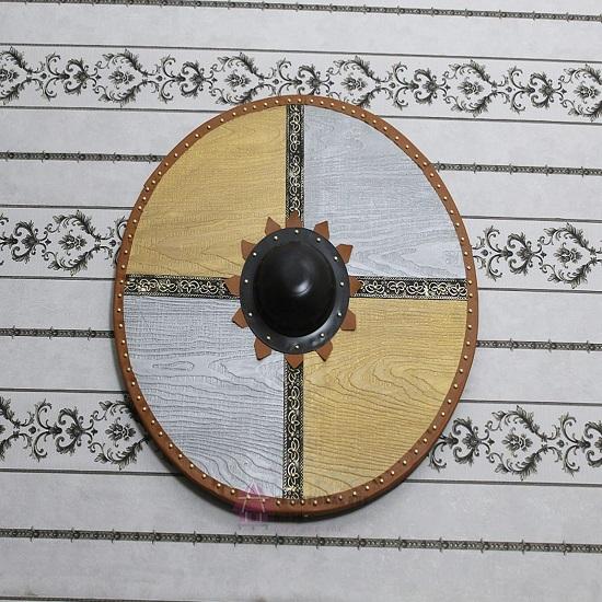 Royal Handicraft Защита викингов Viking Battle ready 60,96 см Ручной резной щит