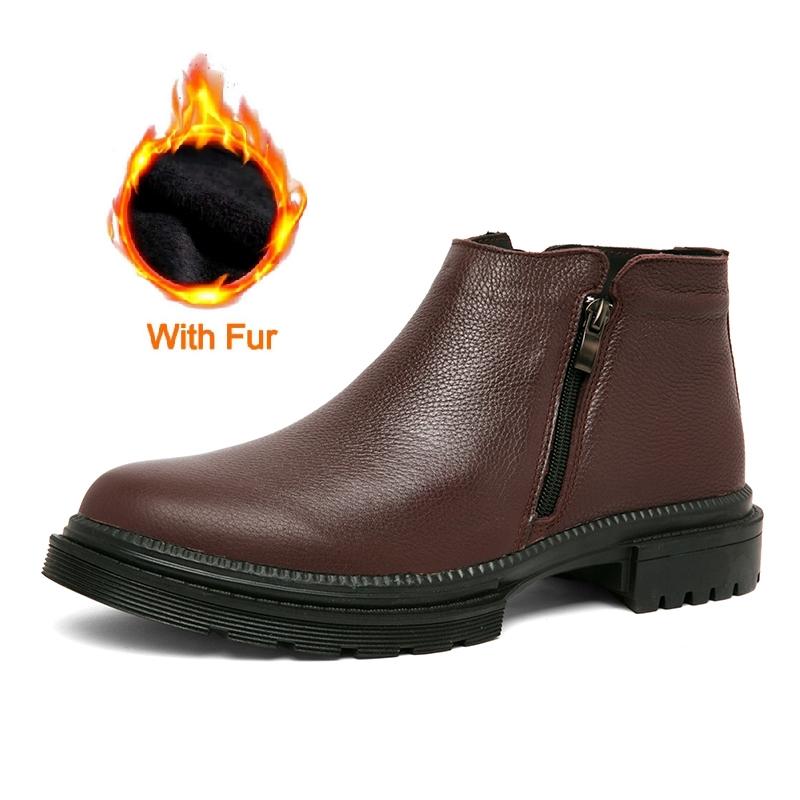 Мужские ботинки из натуральной кожи, повседневная деловая обувь для отдыха на открытом воздухе, итальянские дизайнерские ботинки «Челси», модные теплые ботинки в британском стиле