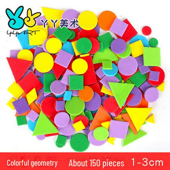 Геометрический узор EVA DIY пенопластовые наклейки для детей