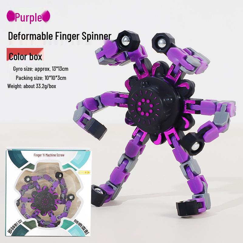 New Mechanical Deformation Gyroscope: Ever-Changing Rotation Stress Relief Toy for Boys and Kids