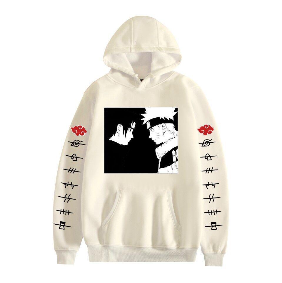 Series Naruto Anime Print Fashion Casual Hooded Sweater