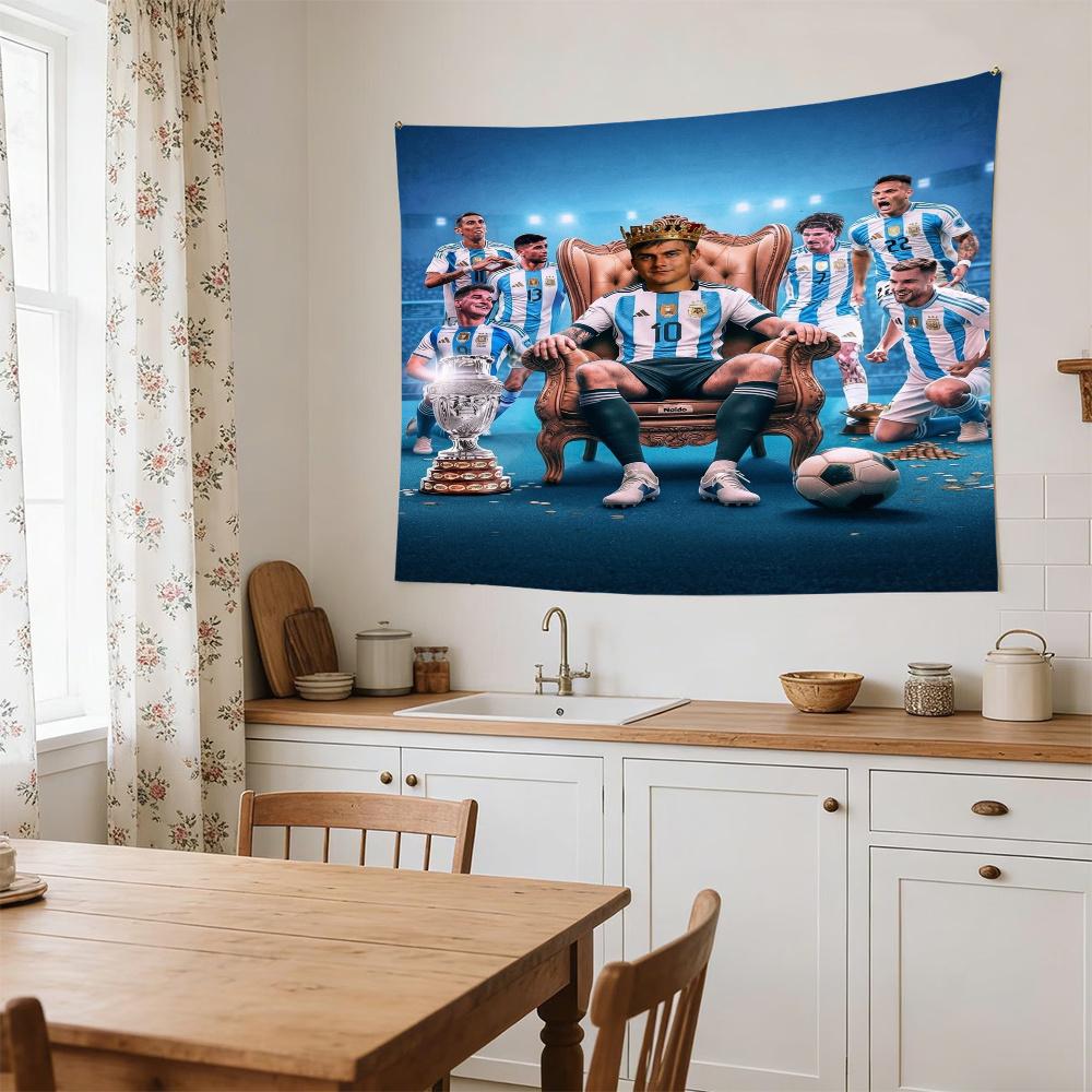 Messi Lionel Messi Football Legend Large Decorative Tapestry, Great Holiday Gifts, Photo Backdrop for Bedroom Dorm Parties