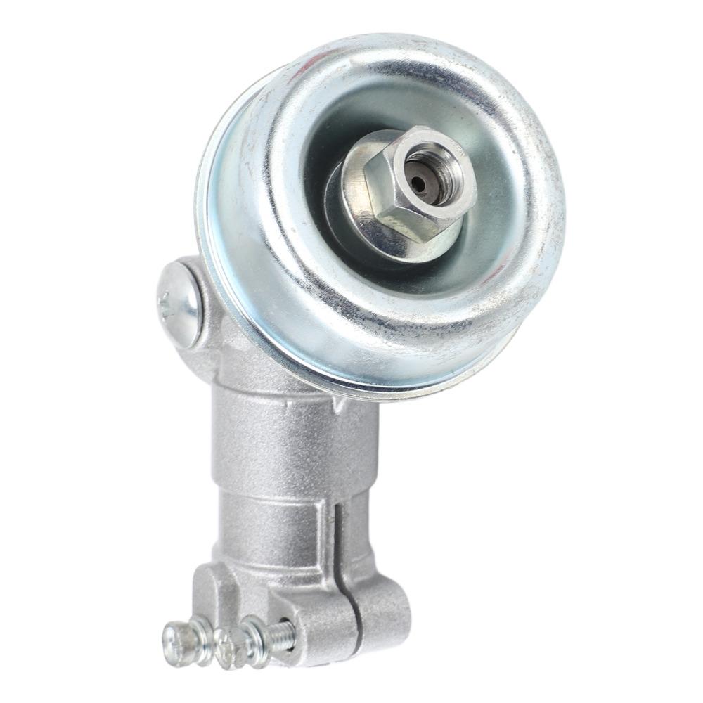 Silver Brush Cutter Gear Head Metal Lawn Mower Gearbox Durable Trimmer Gearbox Replacement