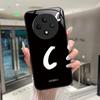 Чехол для телефона Oppo Reno12 F Чехол CPH2637 Счастливой буквой Защитный чехол для Oppo Reno 12 F FS 12F 12FS Закаленное стекло Мягкий чехол