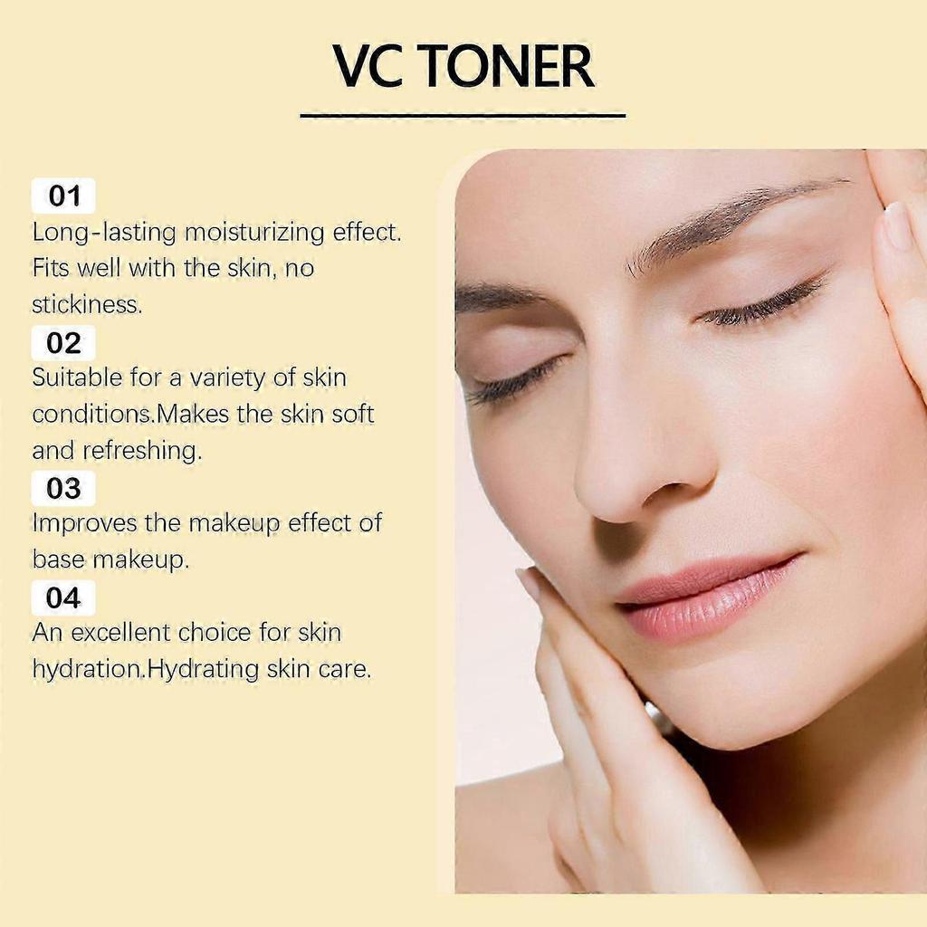 VC Moisturizing Toner - Deep Hydrating, Fast Absorption, Refreshing & Glow-Boosting Facial Toner for Radiant Skin - 100ml