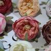 Искусственные цветы Роза и Бутон Камелии для DIY Заколки для Волос Головные Уборы для Свадеб и Фестивалей