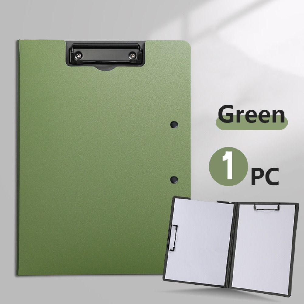 With Double Clips Clipboard Dual Use Memo Clip Board Fashion A4 File Folder Creative Stationary