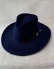 Hot autumn and winter wool, European and American style western cowboy hat, Tibetan top hat, traveling performance jazz hat
