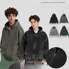 Men's Cotton Hoodie Casual Long Sleeve Hooded Sweatshirt Jackets Zip Up Vintage Jacket with Pockets Heavyweight Fall Sweatshirts Outwear for Men