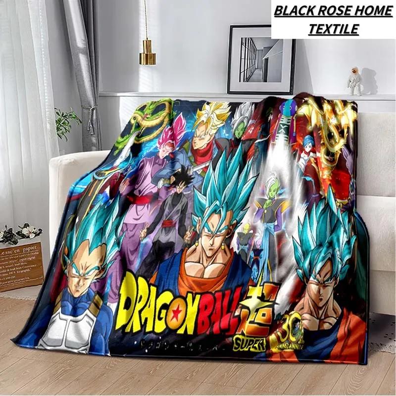 Fashion Art Print Comics D-Dragons B-Balls Blanket Bedroom Sofa Bed Sheet Outdoor Car Travel Hotel Portable Plush Cover Blanket