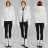 Designed Hooded Fur Collar Cotton Coat for Women Winter New Thickened Short Bread Coat