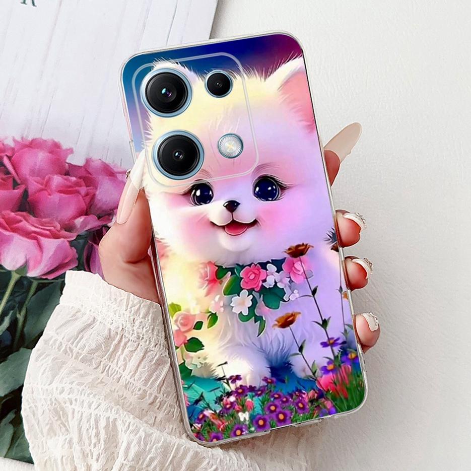 For Xiaomi Redmi Note 14S Case Stylish Butterfly Painted Cover 6.67'' Soft Silicone Phone Case For Redmi Note 14S Note14S Bumper