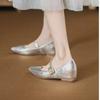 Мода 2024 года, большой размер 43, новые летние повседневные туфли Мэри Джейн на плоской подошве, женские элегантные туфли с острым носком для офиса и леди, удобная обувь для ходьбы
