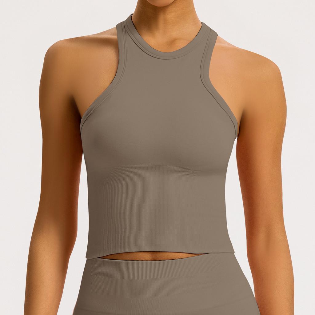 Seamless Gym Tank Top For Women With Moisturewicking Fabric Perfect For Yoga And Running