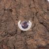 Natural Iolite 925 Sterling Silver Cocktail Engagement Gift Friendship Day Ring RR-48-5