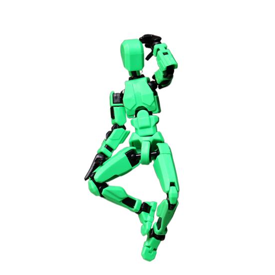 36987 Sets 3D Printed Robot Action Figure with Accessories Multi-jointed Movable Robot Model Articulated Dummy