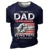Summer Men's Short Sleeved 3D Digital Printed T-shirt with Street Trendy Patterns