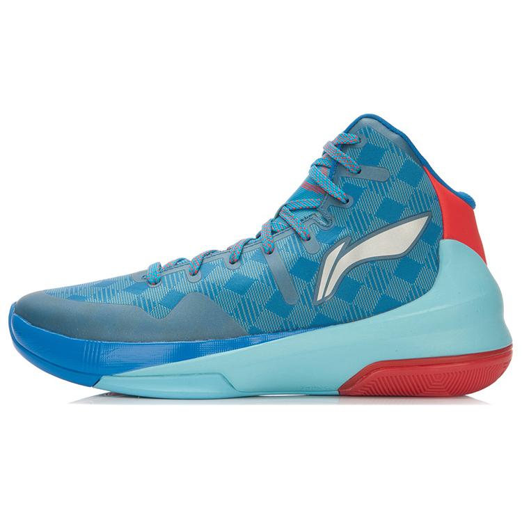 Баскетбольные кроссовки Li Ning Speed 3 Унисекс Высокие Синий/Красный ABAL039-1