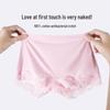 Women's Mid-Waist Lace Panties - Sexy, Hollowed-Out, High-Elastic, Comfortable Sports Yoga Boxer Briefs